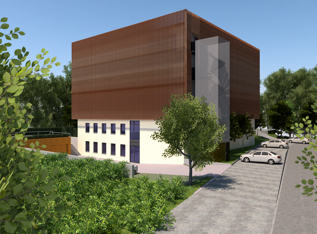 Visualisiserung Suedseite Neubau